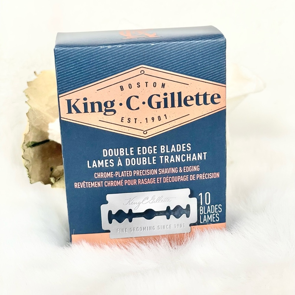 New with tags KING C GILLETTE DOUBLE EDGE BLADES 10pack